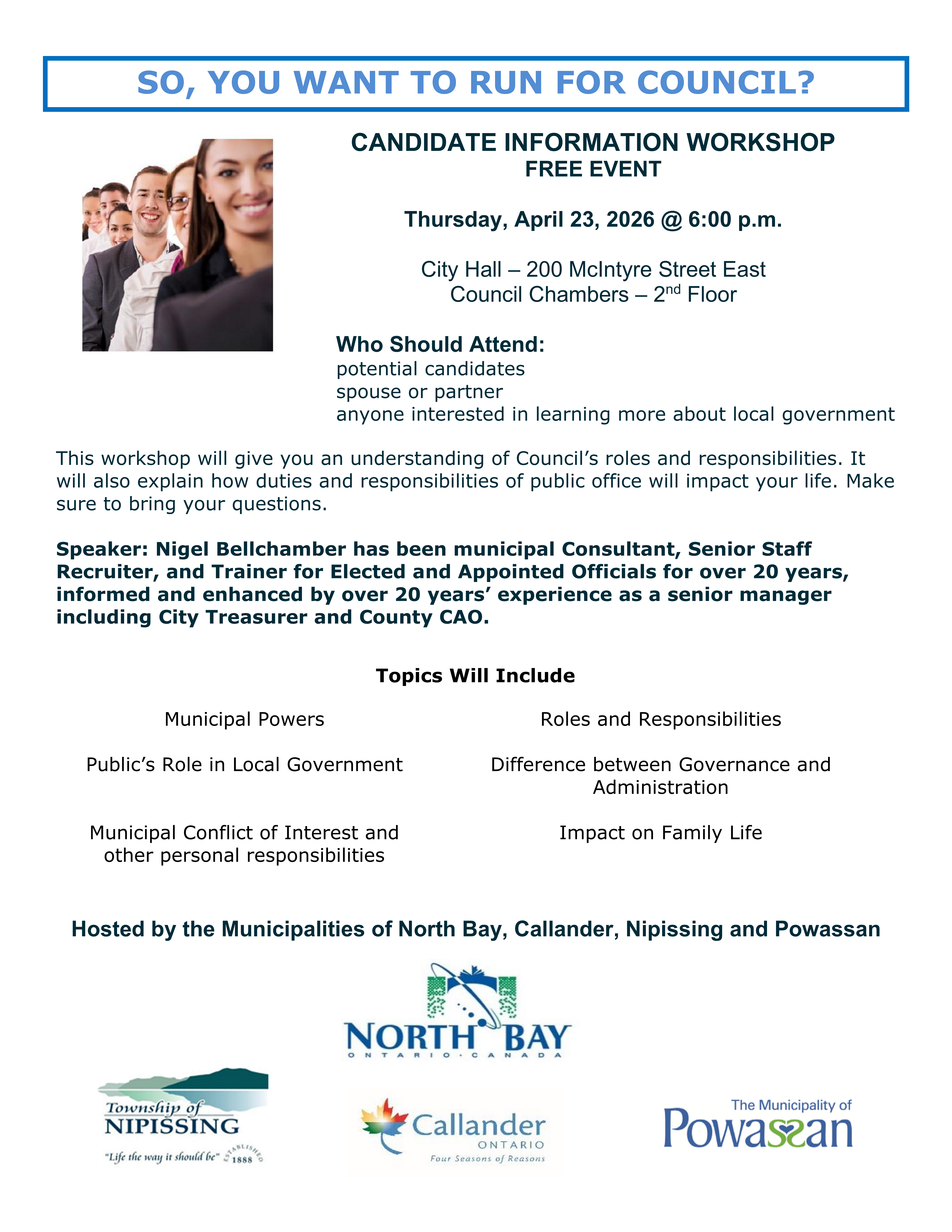 Candidate Information Workshop – Free Event